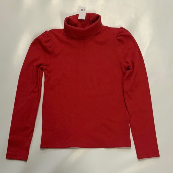 NWT Red Turtleneck, girls size L(10) - Picture 1 of 3
